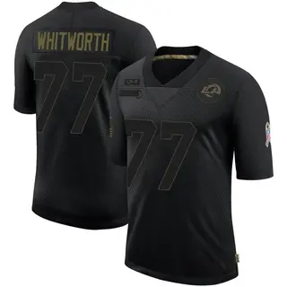 Andrew Whitworth Los Angeles Rams Men's Limited 2020 Salute To Service...