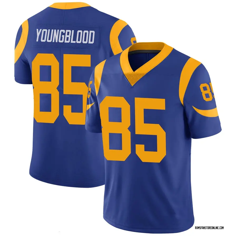 Jack Youngblood Los Angeles Rams Men's Limited 100th Vapor Nike ...