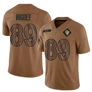 Tyler Higbee Los Angeles Rams Men's Limited 2023 Salute To Service Nike Jersey - Brown